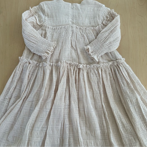 Kipp Textured Dress In Stone - Picture 8 of 10